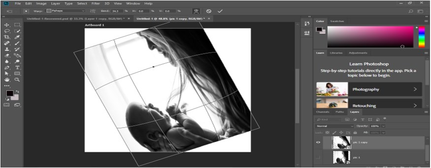 Fisheye Effect in Photoshop - 16