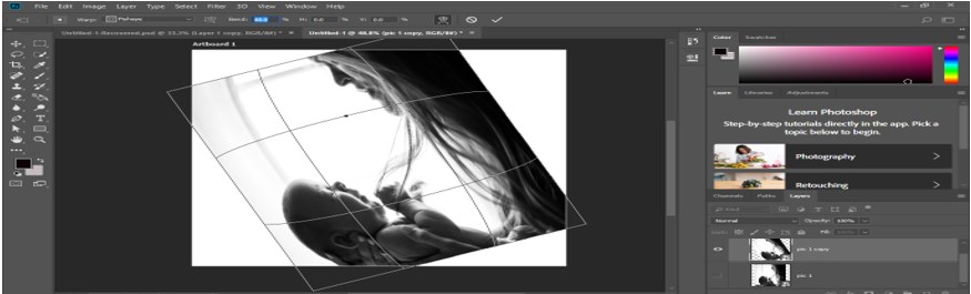 Fisheye Effect in Photoshop - 17