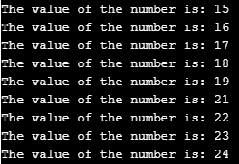 Golang-Continue-Example-1