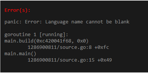 Golang Panic-1.2