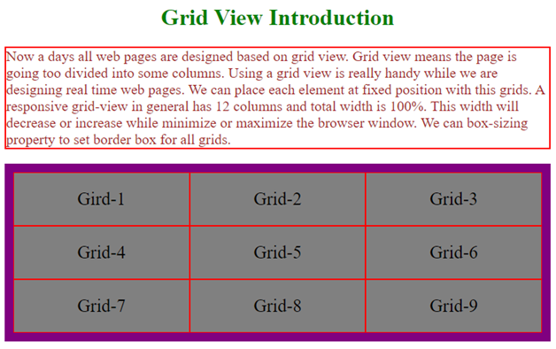 Gridview CSS Example 4
