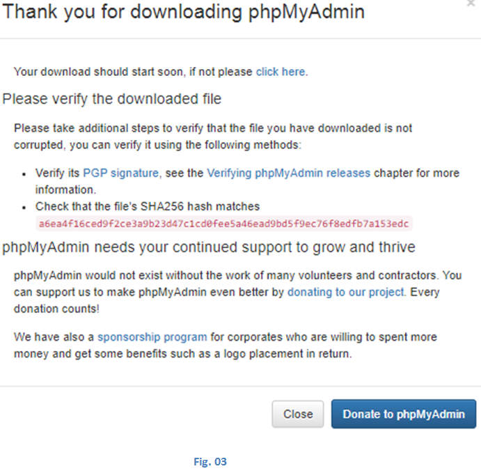 Install phpMyAdmin-1.3