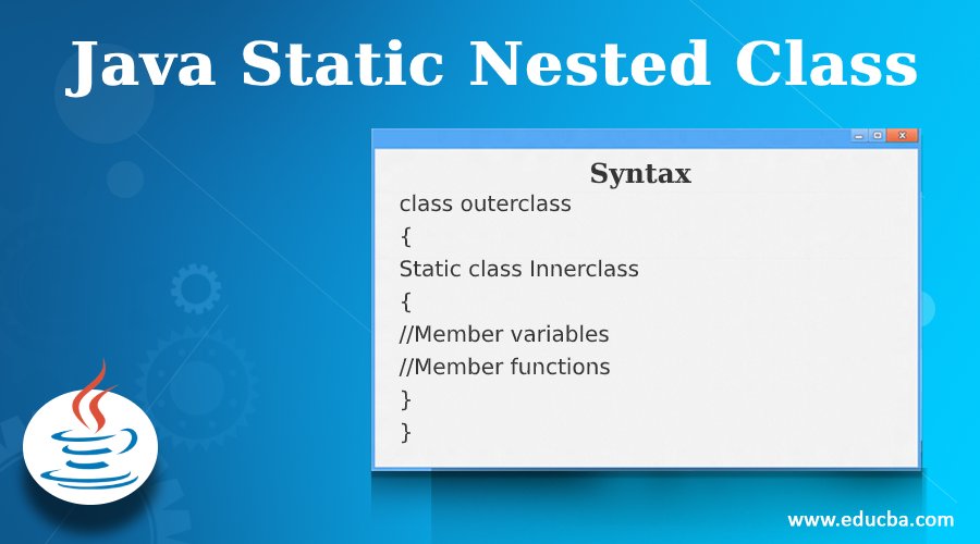 Java Static Nested Class