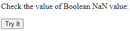 NaN Boolean Example 4
