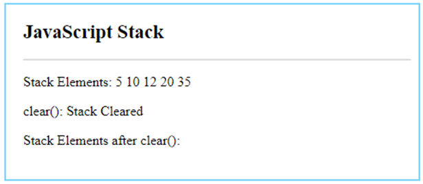 JavaScript Stack-6.1