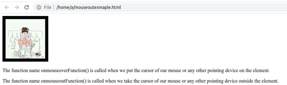 JavaScript onmouseout 2