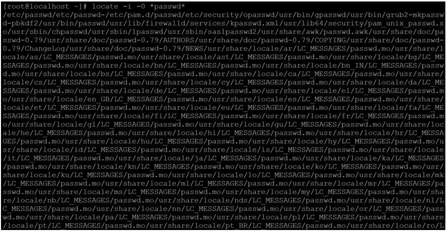 Linux Locate Command-1.9