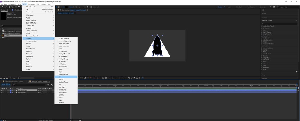 Morphing in After Effects - 11