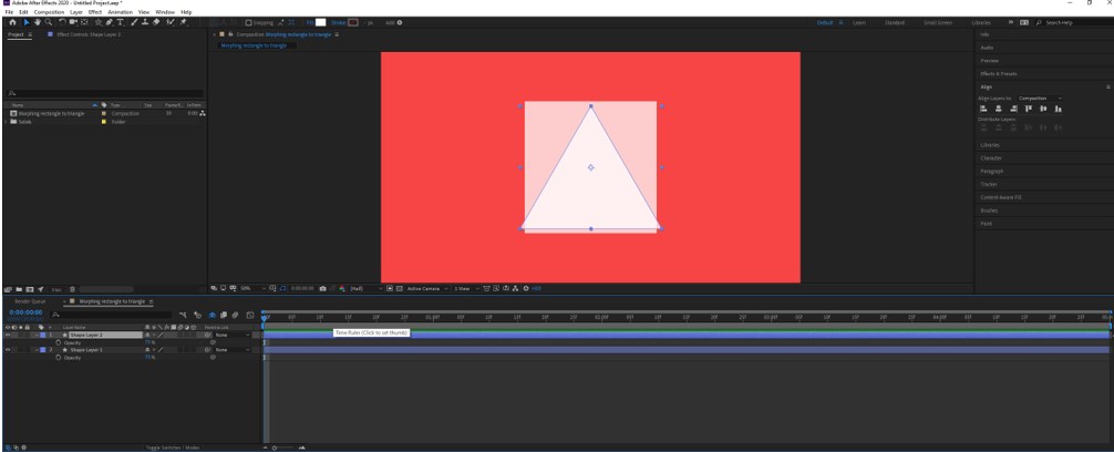 Morphing in After Effects - 5