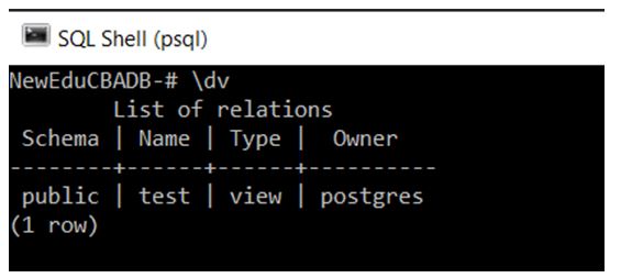 PostgreSQL Commands 11