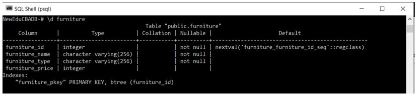 PostgreSQL Commands 8