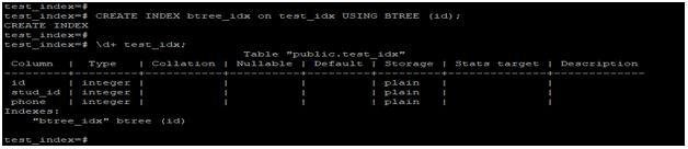 PostgreSQL Index Types1