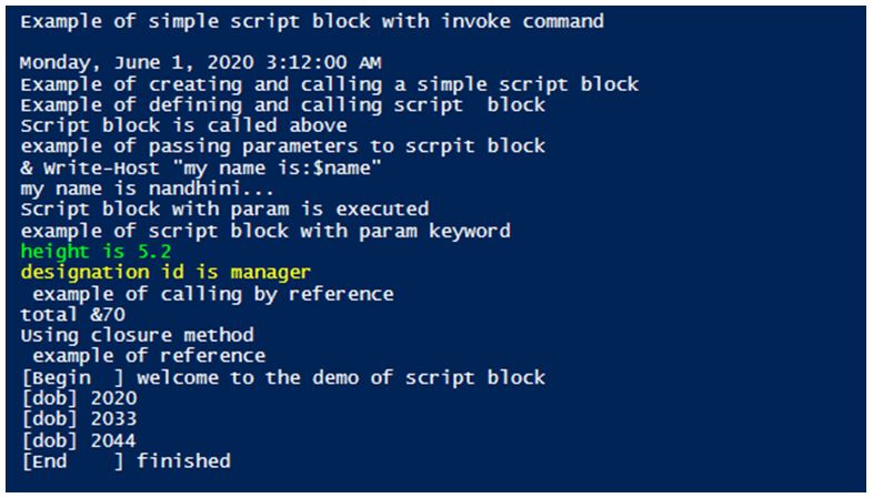 PowerShell scriptblock 7