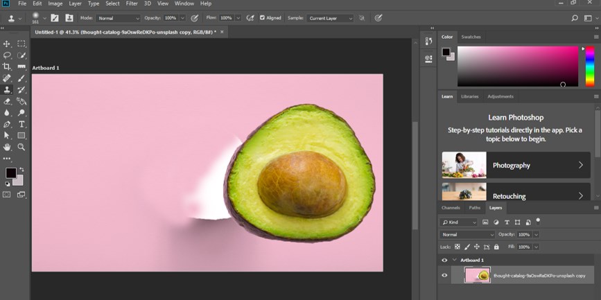 Resize Object in Photoshop - 16