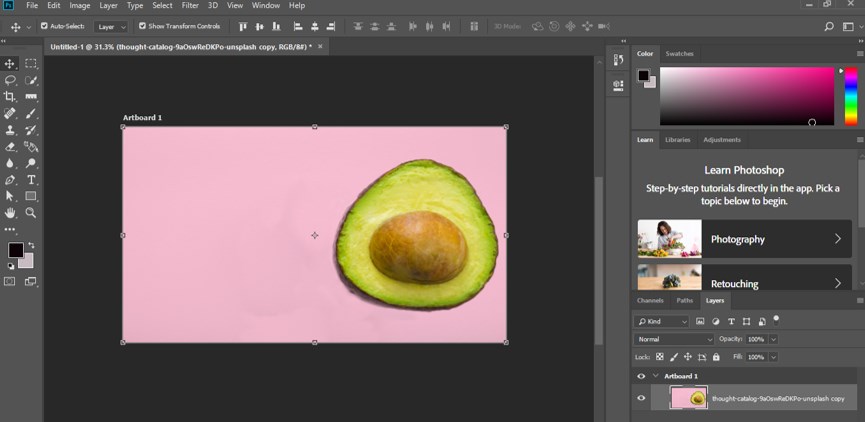 Resize Object in Photoshop - 17