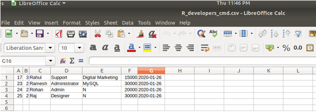 SQL Import CSV - 1
