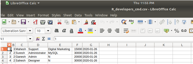 SQL Import CSV - 5