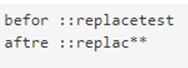 replaceFirst()