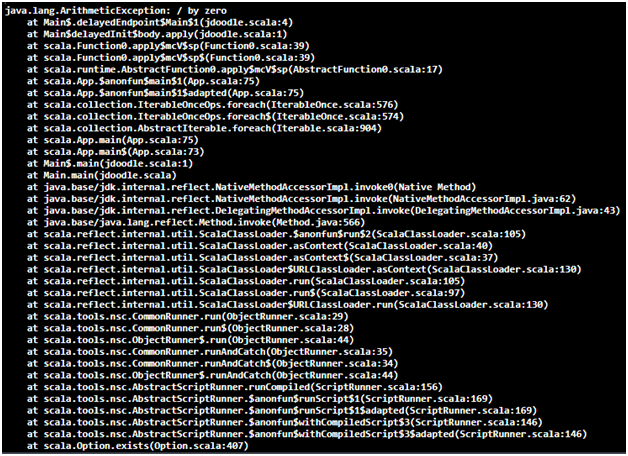 Scala Try Catch Example 1