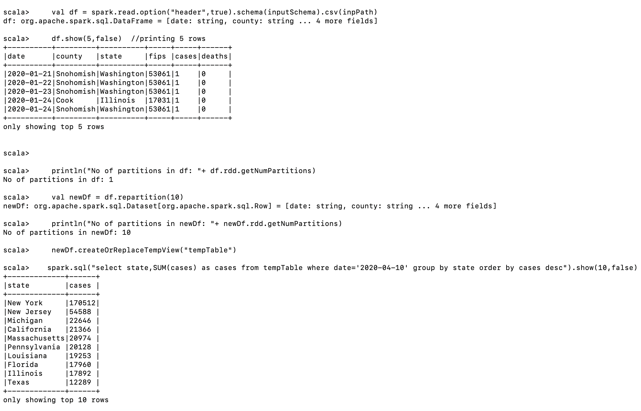 Spark Repartition-1.3