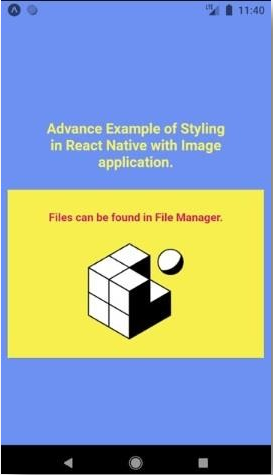 Styling in React native Example 3