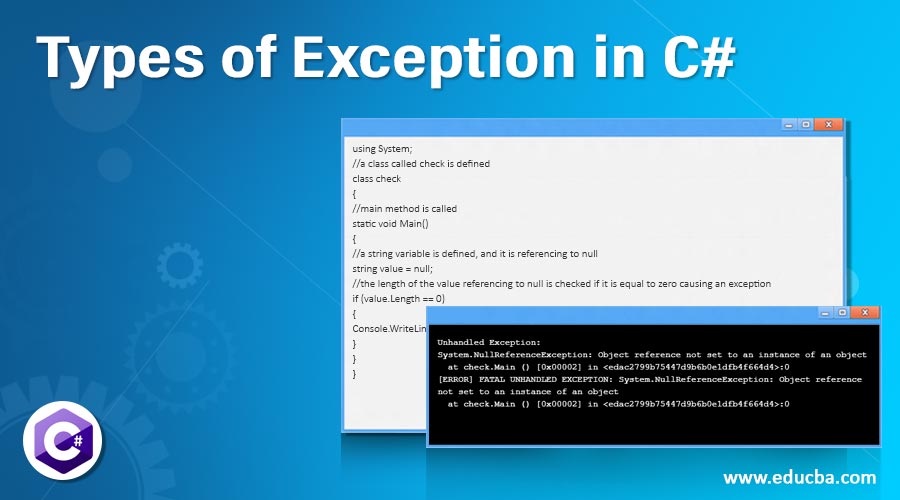 Types of Exception in C#