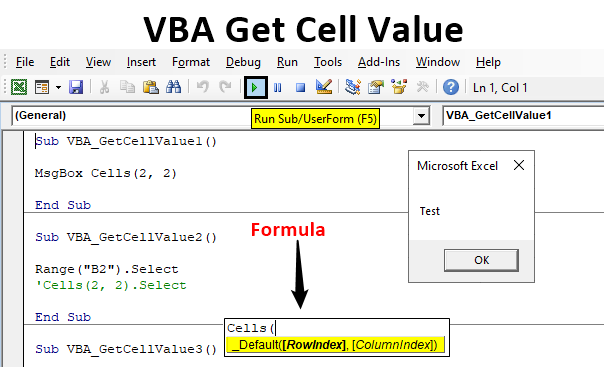  VBA Get Cell Value 4 Examples Of Get Cell Value In VBA Excel 