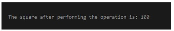 find the square of a number