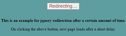 Redirecting Example 3