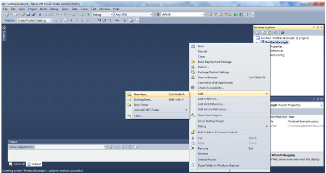 ASP.NET PostBack output 3