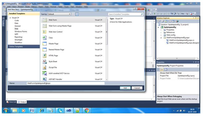 ASP.NET UpdatePanel 5