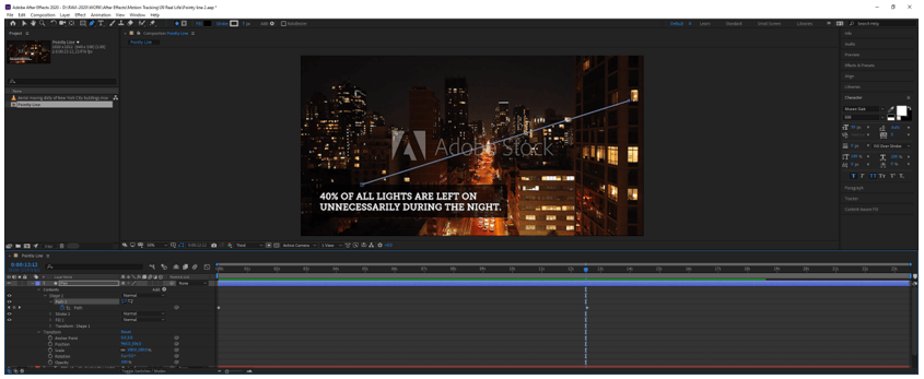 After Effects Motion Tracking output 11