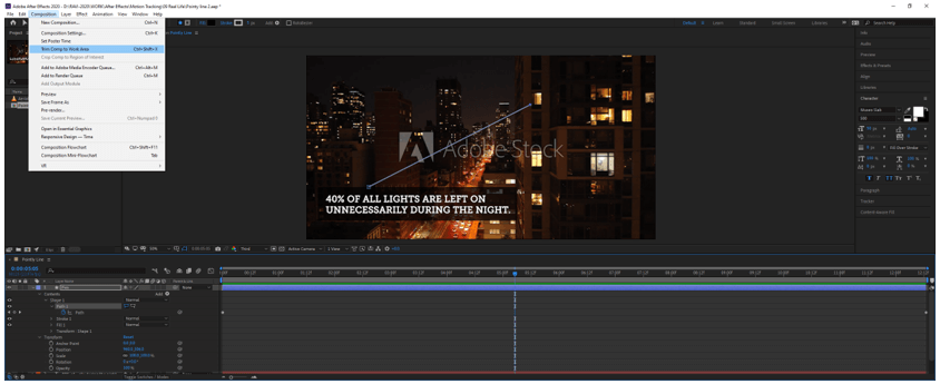 After Effects Motion Tracking output 12