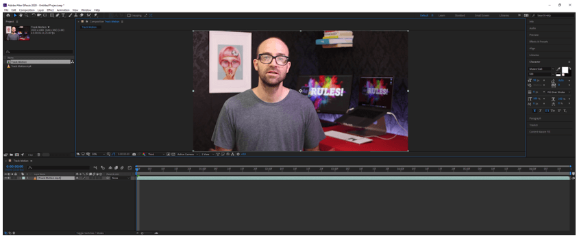 After Effects Motion Tracking output 13