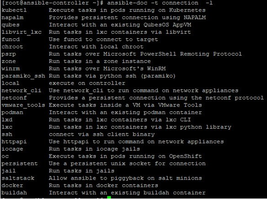 ansible-doc Example 2