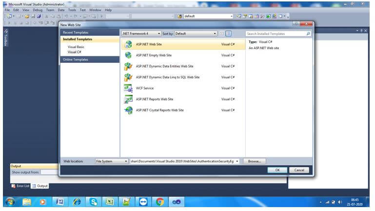 Authentication in ASP.NET 2