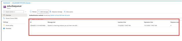 Azure Queue Storage16