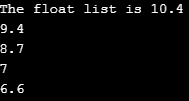 Float Type Example 4
