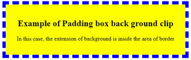 padding box