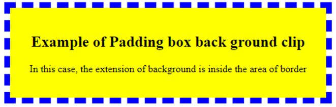 padding box