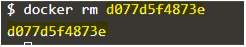 Docker Delete Container output 3