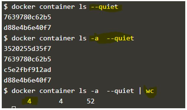Docker List Containers 26