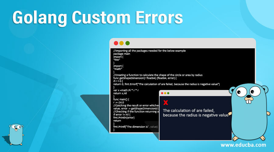 Golang Custom Errors