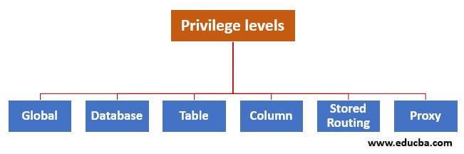 Privilege levels  in MySQL