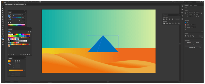 Illustrator Gold Gradient output 13