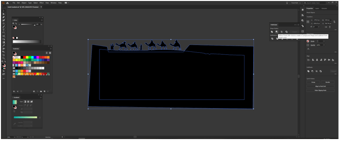 Illustrator Gold Gradient output 28