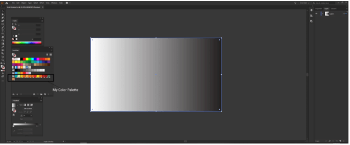 Illustrator Gold Gradient output 3