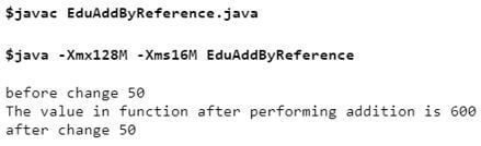 Java Call by Reference2
