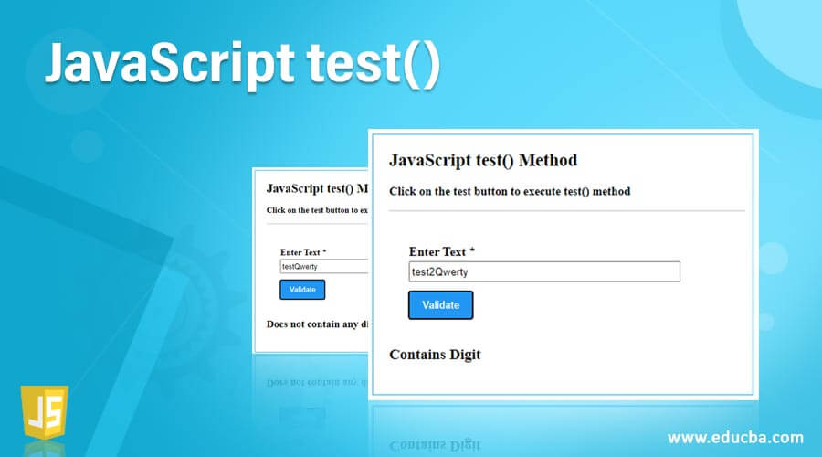 JavaScript test()