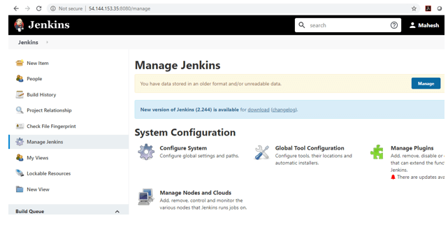 Jenkins User output 2